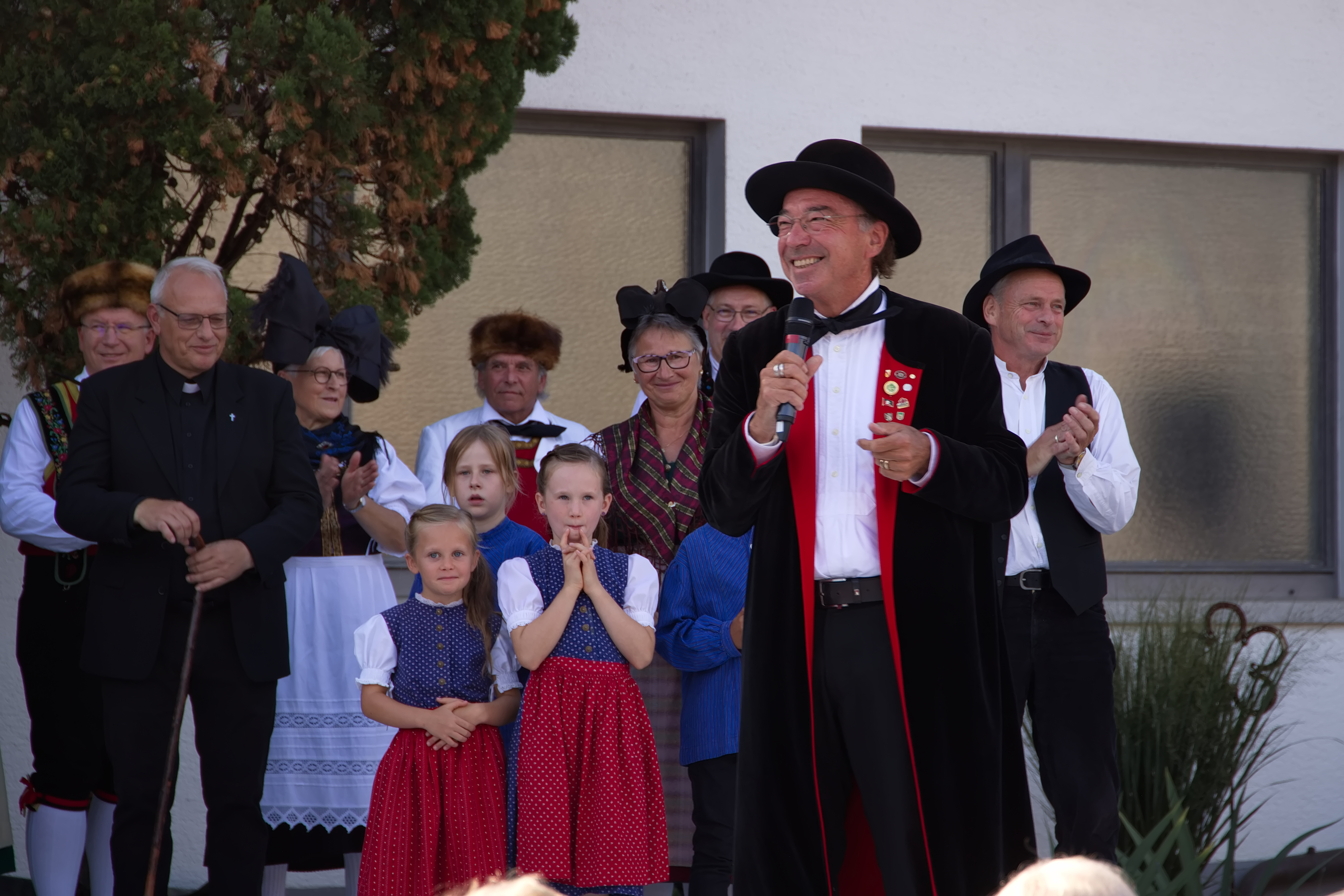 Siegfried (Siggi) Eckert vertritt Gutach als Trachtenhochburg (Foto: T. Falk)