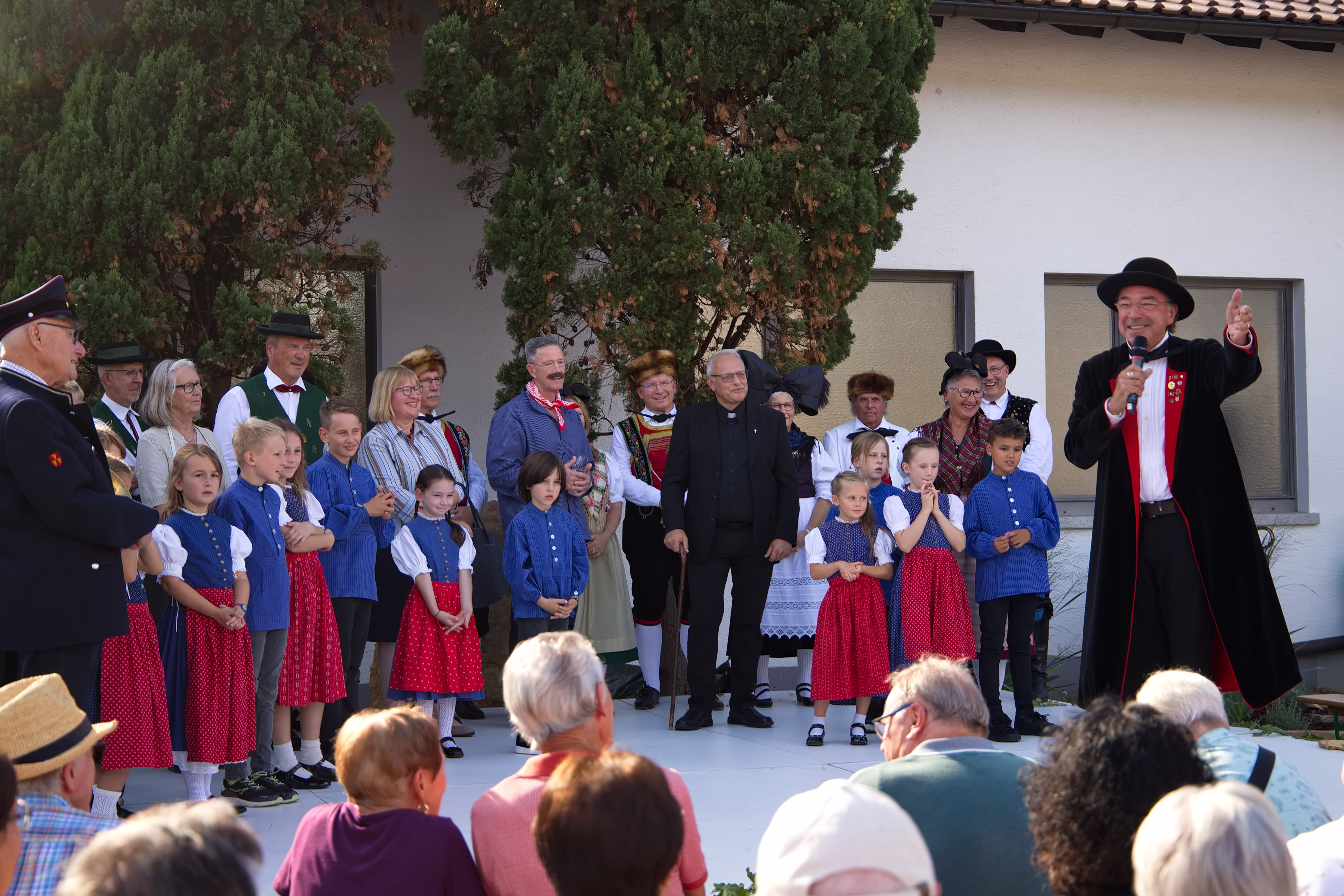 Siegfried (Siggi) Eckert vertritt Gutach als Trachtenhochburg (Foto: T. Falk)